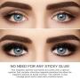 Magnetic Eyeliner and Magnetic Eyelash Kit - Eyelashes With Natural Look - Magnetic Eyelashes with Eyeliner Comes With Applicator, No Glue Needed | 3 Pairs