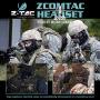 【Z-TAC Official Store】 Waterproof PTT Cable for Plug for Z Tactical C II H50 & H60HD01 Noise Reduction Headset, PTT with Tactical Headphones, Headset Adapter, Outdoor Headphones, Z112
