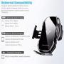Wirelsss Car Charger,QI Fast Charging Air Vent Holder Auto-Clamping Smart Sensor Phone Holder for Car Compatible with iPhone 11/11 Pro/11 Pro Max/Xs MAX/XS/XR/X/8/8+,Samsung S10/S10+/S9/S9+