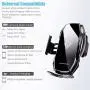 Wirelsss Car Charger,QI Fast Charging Air Vent Holder Auto-Clamping Smart Sensor Phone Holder for Car Compatible with iPhone 11/11 Pro/11 Pro Max/Xs MAX/XS/XR/X/8/8+,Samsung S10/S10+/S9/S9+