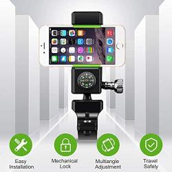 Premium Bike Phone Mount Holder, Golf Cell Accessories, Durable Smartphone Holder for Bicycle, Mobile Cellphone Holder/Universal Cradle for Bicycle Handlebars and 99% of Phones