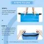 NIUJNE Waterproof Dry Bag 20L Floating Dry Backpack with Waterproof Phone Case Fishing Boating Kayaking Swimming Surfing Rafting Gifts for Men and Women
