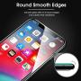 OMOTON [4-Pack] Screen Protector for iPhone Xs & iPhone X, 5.8 inch - Tempered Glass / Guide Frame / Easy Installation