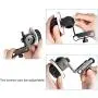 Neewer Follow Focus with Gear Ring Belt for Canon Nikon Sony and Other DSLR Camera Camcorder DV Video Fits 15mm Rod Film Making System,Shoulder Support,Stabilizer,Movie Rig(Red+Black)