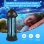 Bug Zapper, Effective Mosquito Zappers Killer for Indoor and Outdoor, Electric Insect Fly Pest Attractant Trap with Safety Light Bulb Lamp for Backyard, Bedroom and Home