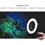 MEIKON LED Underwater Light, Waterproof 40m Diving Fill Light IPX8 Waterproof Flash Ring Light 3 Modes with 30pcs LED for GoPro Hero 6/5/4/3 /3/2/1 SJCAM and Other Action Camera (Rechargeable)