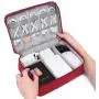 Portable Electronic Organizer Travel Accessories Cable Bag Universal Cord Storage Case Carrying for Charging Cable, Cell Phone, Power Bank,Mini Tablet(Red) Portable Electronic Organizer Travel Accessories Cable Bag Universal Cord Storage Case Carrying for Charging Cable, Cell Phone, Power Bank,Mini Tablet(Red)