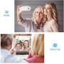 XINBAOHONG Selfie Ring Light Rechargeable Portable Clip-on Selfie Fill Light with 40 LED for Smart Phone Photography, Camera Video, Girl Makes up