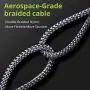 BrexLink USB C Fast Charging Cable(3A), USB C to USB A Charger (6.6ft/2 Pack), Nylon Braided Fast Charging Cord for Samsung Galaxy S10 S9 S8 Note 9, Pixel, LG V30 G6, Nintendo Switch(Grey) BrexLink USB C Fast Charging Cable(3A), USB C to USB A Charger (6.6ft/2 Pack), Nylon Braided Fast Charging Cord for Samsung Galaxy S10 S9 S8 Note 9, Pixel, LG V30 G6, Nintendo Switch(Grey)