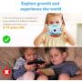 Kids Camera for Boys and Girls, Digital Dual Camera 2.0 Inches Screen 20.0MP 1080P Video Camcorder Anti-Drop Children Cartoon Selfie Camera Toys for Gift - 32GB Memory Card Included