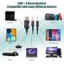 Gaming Headset Microphone Cosbary HK101 for Ps4 Xbox One PC Switch Mac Stereo Gaming ps4 Headphone Surround Sound Fully Over Ear Wrapped Noise-Cancel with Microphone Controller RGB led Light