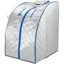 Durasage Infrared IR Far Ion Portable Indoor Personal Spa Sauna with Air Ionizer, Negative Ion Generator and Heating Foot Pad with Chair Durasage Infrared IR Far Ion Portable Indoor Personal Spa Sauna with Air Ionizer, Negative Ion Generator and Heating Foot Pad with Chair