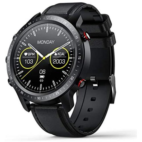 SANAG Smart Watch,Watches for iOS Android Phones Fitness Tracker Step Counter Calorie Sleep Health Monitor,Full Touch Screen Waterproof Sport Smartwatches,Compatible with iPhone Samsung Women Men