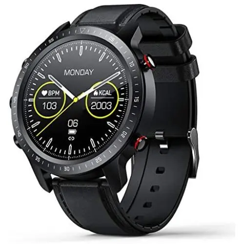 SANAG Smart Watch,Watches for iOS Android Phones Fitness Tracker Step Counter Calorie Sleep Health Monitor,Full Touch Screen Waterproof Sport Smartwatches,Compatible with iPhone Samsung Women Men