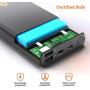 Portable Charger USB C 20000mAh Power Bank, 4 USB Ports External Battery Pack Fast Phone Charging with Newest Intelligent Controlling IC, Cell Phone Charger Battery for iPhone,Samsung Android,Tablet