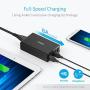 Anker 40W 5-Port USB Wall Charger, PowerPort 5 for iPhone XS / XS Max / XR / X / 8 / 7 / 6 / Plus, iPad Pro / Air 2 / mini, Galaxy S9 / S8 / Edge / Plus, Note 8 / 7, LG, Nexus, HTC and More, Black (AK-A2124111)