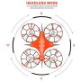 EACHINE E016F Mini Drone for Kids,Remote Control Boats for Pools and Lakes,RC Car for Kids or Adults,3-in-1 Sea-Land-Air Mode Switchable Waterproof Auto Hovering Toy RC Quadcopter RTF