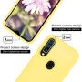 Vinve Samsung Galaxy A50 Case with Tempered Glass Screen Protector [2 Pack], Liquid Silicone Slim Fit Drop Protection Case for Galaxy A50 (Yellow)