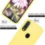 Vinve Samsung Galaxy A50 Case with Tempered Glass Screen Protector [2 Pack], Liquid Silicone Slim Fit Drop Protection Case for Galaxy A50 (Yellow)