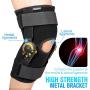 Nvorliy Hinged ROM Knee Brace Adjustable Knee Immobilizer Support for Arthritis, ACL, PCL, Meniscus Tear, Tendon, Osteoarthritis, Post OP Recovery - Leg Stabilizer for Men & Women (Regular)
