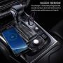 Car Charger, Vogek 50W 10A 4-Port USB Car Charger with Smart Identification Compatible with Galaxy S8 /S7 / S6 / Edge/Plus, Note 5/4 – Black