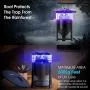 FLASHVIN Gnat Killer for Indoor Mosquito Trap Indoor Fly Trap Fruit Fly Killer Outdoor with Sticky Traps for Gnats Waterproof Design for Patio No Zapper Black FLASHVIN Gnat Killer for Indoor Mosquito Trap Indoor Fly Trap Fruit Fly Killer Outdoor with Sticky Traps for Gnats Waterproof Design for Patio No Zapper Black