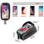 Bike Phone Front Frame Bag Bicycle Bag Waterproof Bike Phone Mount Top Tube Bag Bike Phone Case Holder Accessories Cycling Pouch Compatible with iPhone 11 XS Max XR Below 6.5” Bike Phone Front Frame Bag Bicycle Bag Waterproof Bike Phone Mount Top Tube Bag Bike Phone Case Holder Accessories Cycling Pouch Compatible with iPhone 11 XS Max XR Below 6.5”