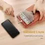 Kalimba 17 Keys Thumb Piano Portable Mbira Finger Piano Gifts for Kids and Adults Beginners with Tuning Hammer and Study Instruction Kalimba 17 Keys Thumb Piano Portable Mbira Finger Piano Gifts for Kids and Adults Beginners with Tuning Hammer and Study Instruction