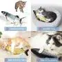 LECHONG 2 Pack Electric Moving Fish Cat Toys for Indoor Cats, Realistic Interactive Cat Toys Wagging Fish Cat Toy Catnip Kicker Toys Funny Kitten Toy for Biting Chewing and Kicking LECHONG 2 Pack Electric Moving Fish Cat Toys for Indoor Cats, Realistic Interactive Cat Toys Wagging Fish Cat Toy Catnip Kicker Toys Funny Kitten Toy for Biting Chewing and Kicking