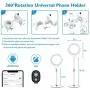 8" Selfie Ring Light with Stand & Cell Phone Holder LED Ringlight for Live Stream/Makeup/YouTube Video/Selfie/Vlog, Compatible with iPhone Xs Max XR Android