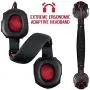 Gaming Headset with Mic and LED Light for Laptop Computer, Cellphone, PS4 and Son on, DLAND 3.5mm Wired Noise Isolation Gaming Headphones - Volume Control.(Black and Red) Gaming Headset with Mic and LED Light for Laptop Computer, Cellphone, PS4 and Son on, DLAND 3.5mm Wired Noise Isolation Gaming Headphones - Volume Control.(Black and Red)