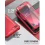 i-Blason Ares Designed for iPhone SE 2020 Case/iPhone 8 Case/iPhone 7 Case, [Built-in Screen Protector] Full-Body Rugged Clear Bumper Case for iPhone 8 / iPhone 7 (MetalicRed)