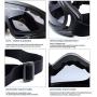 SmallSpark Motorcycle Motocross Goggles UV Protection Adjustable Outdoor Windproof Dustproof for Bicycle ATV Ski Snowborading