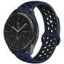 Compatible with Samsung Galaxy Watch Active 40mm/Galaxy Watch 42mm Bands Sets, 20mm Breathable Silicone Strap Sports Replacement Wristband for Galaxy Watch Active 40mm (Midnight Blue-Black) Compatible with Samsung Galaxy Watch Active 40mm/Galaxy Watch 42mm Bands Sets, 20mm Breathable Silicone Strap Sports Replacement Wristband for Galaxy Watch Active 40mm (Midnight Blue-Black)