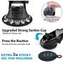 Replacement Suction Cup Mount Part, with Replacement Dashboard Pad Disc, 17.2mm Ball Joint Suction Cup with Adhesive Mounting Disk for Phone Mount Phone Holder, Magnetic Mount, Windshield/Window Mount