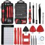 Precision Screwdriver Set Magnetic - Mini 124 in1 Professional Screw driver Tools Sets, PC Repair Tool Kit for Mobile Phone Tablet Computer Watch Camera Eyeglasses Electronic Devices DIY Hand Work