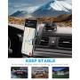 PaiTree Car Phone Mount, 360 Degree Rotation Phone Mount for Car Dashboard Car Windshield Upgrade Hands Free Phone Holder Compatible with iPhone 11 XS XR X 8 7 Galaxy S10+ S10e S9 All Smartphones