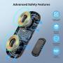 Newdery Upgraded 3 in 1 Wireless Charging Stand, Wireless Charger for Galaxy Watch Active1/2, Galaxy Buds, Qi Cableless Fast Charging Station for Samsung S20/Note10+, AirPods 2/Pro, iPhone11Pro/SE2020