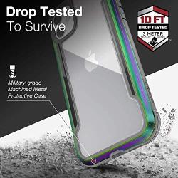 X-Doria Raptic Shield, iPhone 11 Case (Formerly Defense Shield) - Military Grade Drop Tested, Anodized Aluminum, TPU, and Polycarbonate Protective Case for Apple iPhone 11, Iridescent