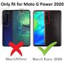 Moto G Power case,Motorola G Power case,with HD Screen Protector,MAIKEZI Soft TPU Slim Fashion Non-Slip Protective Phone Case Cover for Motorola Moto G Power 2020(Black Brushed TPU)