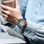 Mens Watches Men Designer Chronograph Waterproof Analogue Quartz Watch Men Stainless Steel Wrist Watch Fashion Large Date Watches for Men