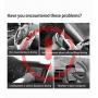 Kokuji Car Rearview Mirror Mobile Phone Stands Navigation Bracket Adjustable Telescopic Mobile Phone Holder snap-on Mobile Phone Holder Multi-Function Model Universal