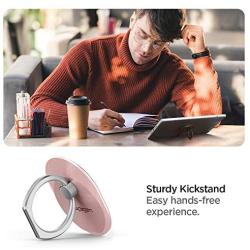 Spigen Style Ring Cell Phone Ring Phone Grip/Stand/Holder for All Phones and Tablets - Rose Gold