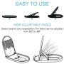 Cell Phone Stand 4Pack, Ama Forest Portable Foldable Desktop Cell Phone Holder Adjustable Universal Multi-Angle Cradle for Tablet iPad Mini iPhone X/xr/xs max Samsung Galaxy, Black, White, Pink