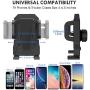 Air Vent Phone Holder for Car,Miracase Universal Vehicle Cell Phone Mount Cradle with Adjustable Clip Compatible with iPhone 11 Pro Max/XR/XS Max/XS/X/8/8 Plus/7/7P,Galaxy S10/S10+/S9/Note 9 and More
