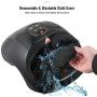 FIT KING Shiatsu Foot Massager Machine with Heat Deep Kneading Foot Reflexology Massager for Foot Relaxation & Pain Relief FT-001F