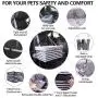FANCYDELI Dog-Car-Booster-Seat Upgrade Metal Frame Construction with Clip-On Safety Leash and Dog Blanket,Perfect for Small Pets up to 15lbs FANCYDELI Dog-Car-Booster-Seat Upgrade Metal Frame Construction with Clip-On Safety Leash and Dog Blanket,Perfect for Small Pets up to 15lbs