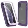 Eonfine iPhone X Case/iPhone Xs Case, Built-in Screen Protector Real 360° Full Body Protection Heavy Duty Shockproof Rugged Cover Skin for iPhone X/Xs 5.8inch (Purple/Clear) Eonfine iPhone X Case/iPhone Xs Case, Built-in Screen Protector Real 360° Full Body Protection Heavy Duty Shockproof Rugged Cover Skin for iPhone X/Xs 5.8inch (Purple/Clear)