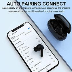 Wireless Earbuds Bluetooth 5.0 Headphones, 120H Playtime Deep Bass Stereo Sound Ear Buds with Microphone IPX5 Waterproof Built-in Dual Mics Headphones with Charging Case for iPhone Samsung Android