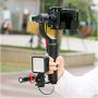 Triple Cold Shoe Mount Gimbal Extension Bracket, Universal Mic Stand and Light Mount Plate Adapter for Zhiyun Smooth 4/Smooth Q/DJI OSMO Mobile 2/Feiyu Vimble 2 Gimbal Stabilizer Accessories